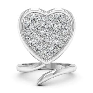 1.88 d.e.w cts Daynna Moissanite Ring