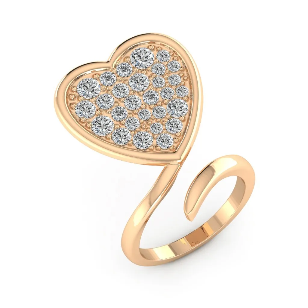 1.88 d.e.w cts Daynna Moissanite Ring