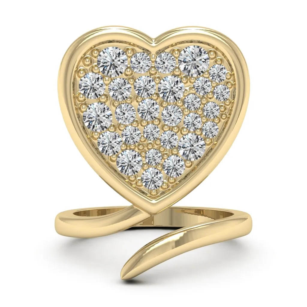 1.88 d.e.w cts Daynna Moissanite Ring