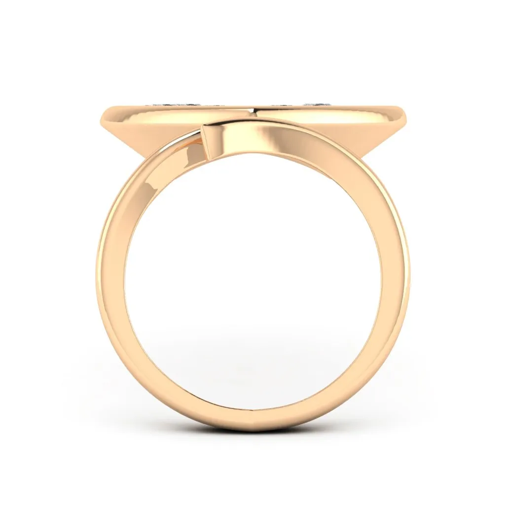 1.88 d.e.w cts Daynna Moissanite Ring