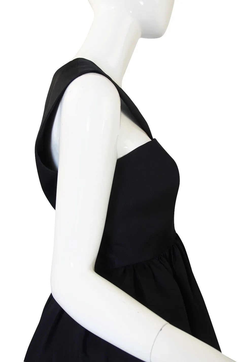 1970s Bill Blass Cut Out Cocktail Dress