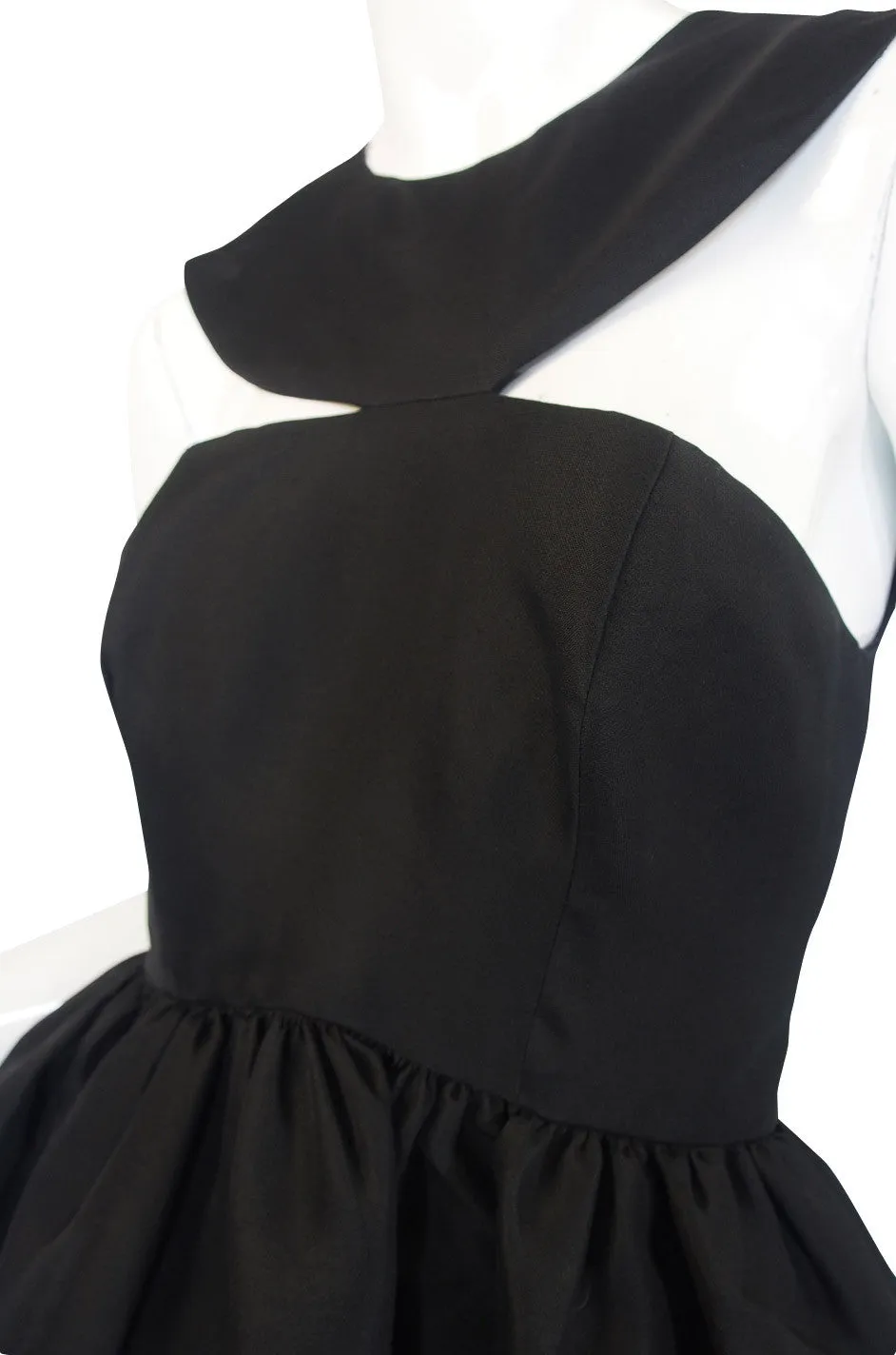 1970s Bill Blass Cut Out Cocktail Dress