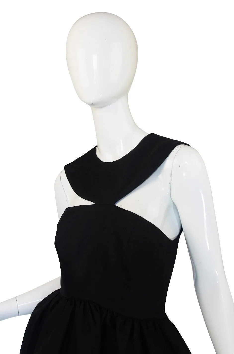 1970s Bill Blass Cut Out Cocktail Dress