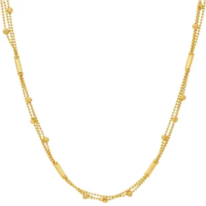 22K Yellow Gold Ball Beads Chain (14.3 grams)