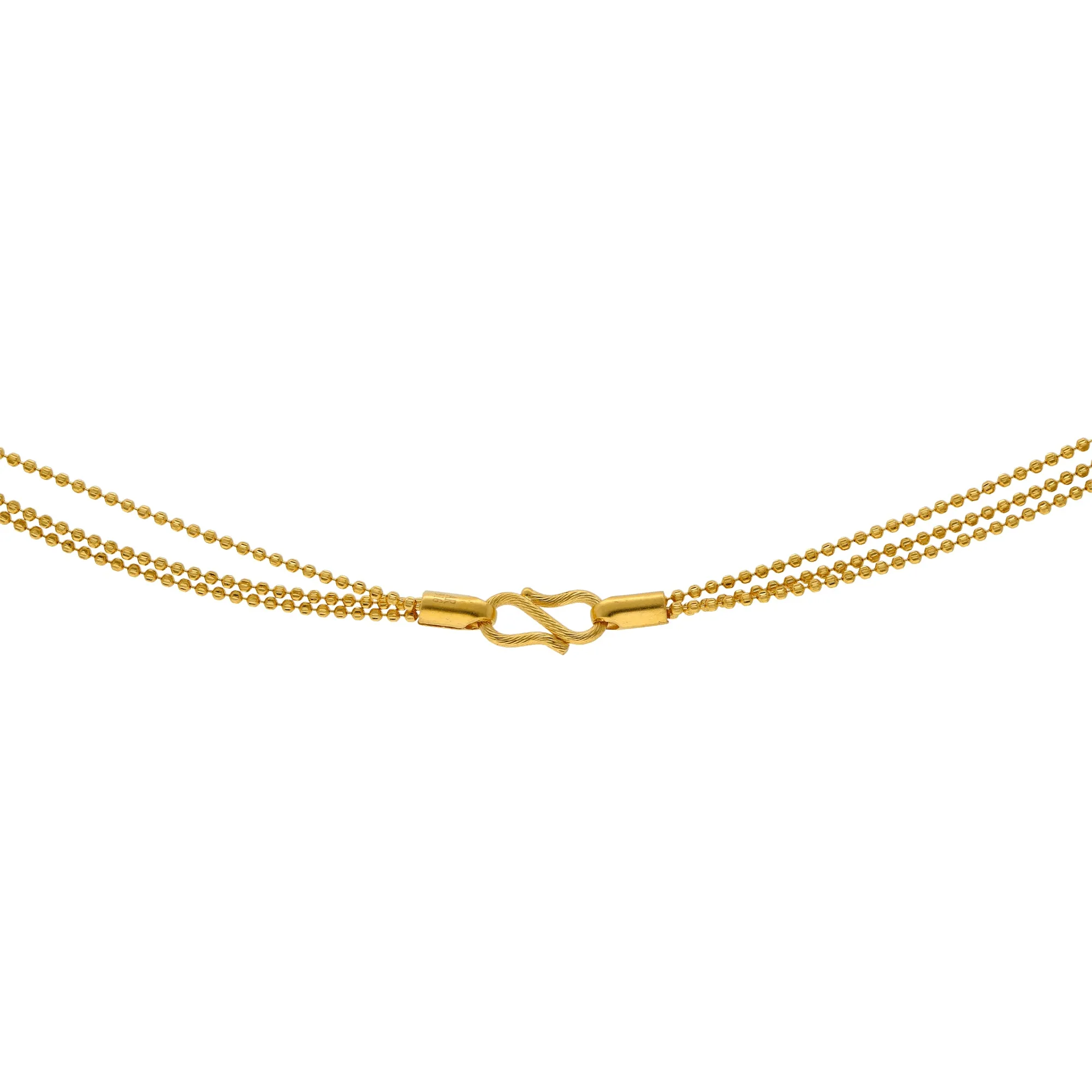 22K Yellow Gold Ball Beads Chain (14.3 grams)