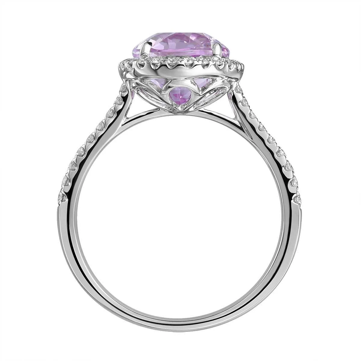4.73ct tw Kunzit & Diamond Cocktail Ring