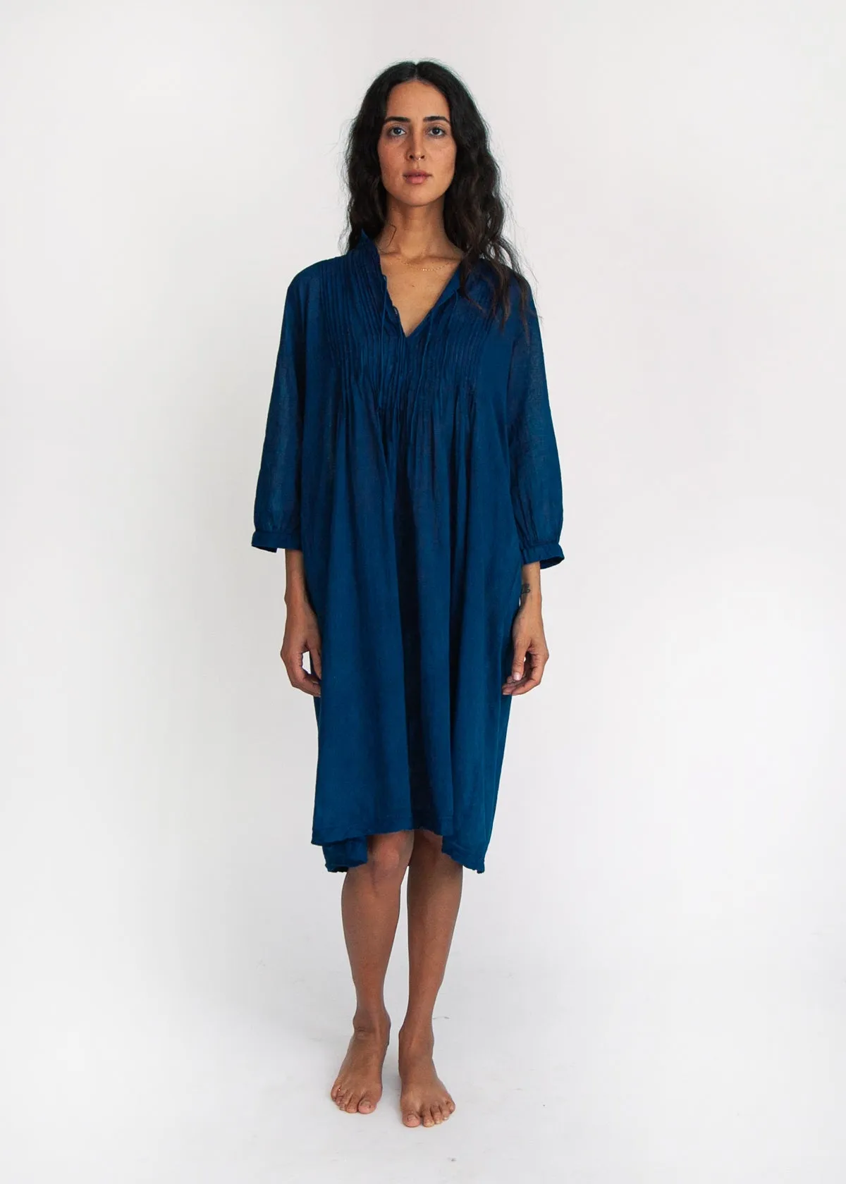 Aditi Natural Indigo Dress