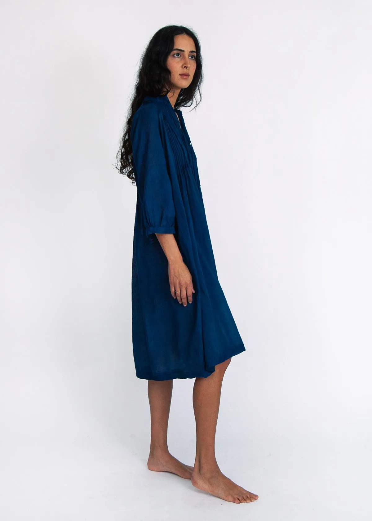Aditi Natural Indigo Dress