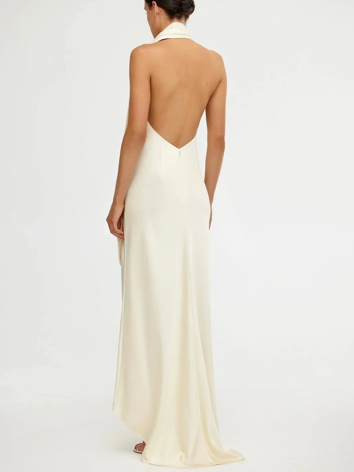 Adriana Halter Gown Pearl