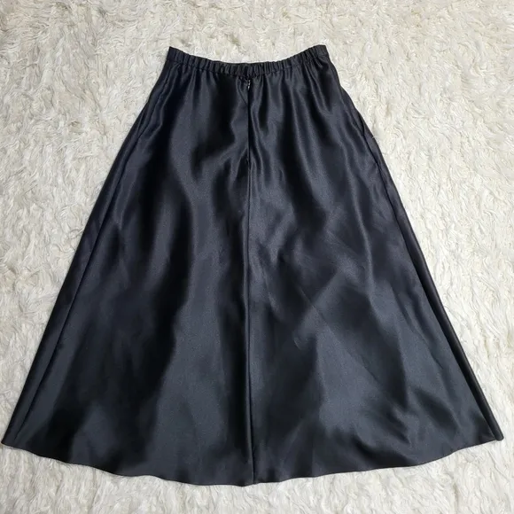 Alex Evenings Black Maxi A-line Skirt Size Medium