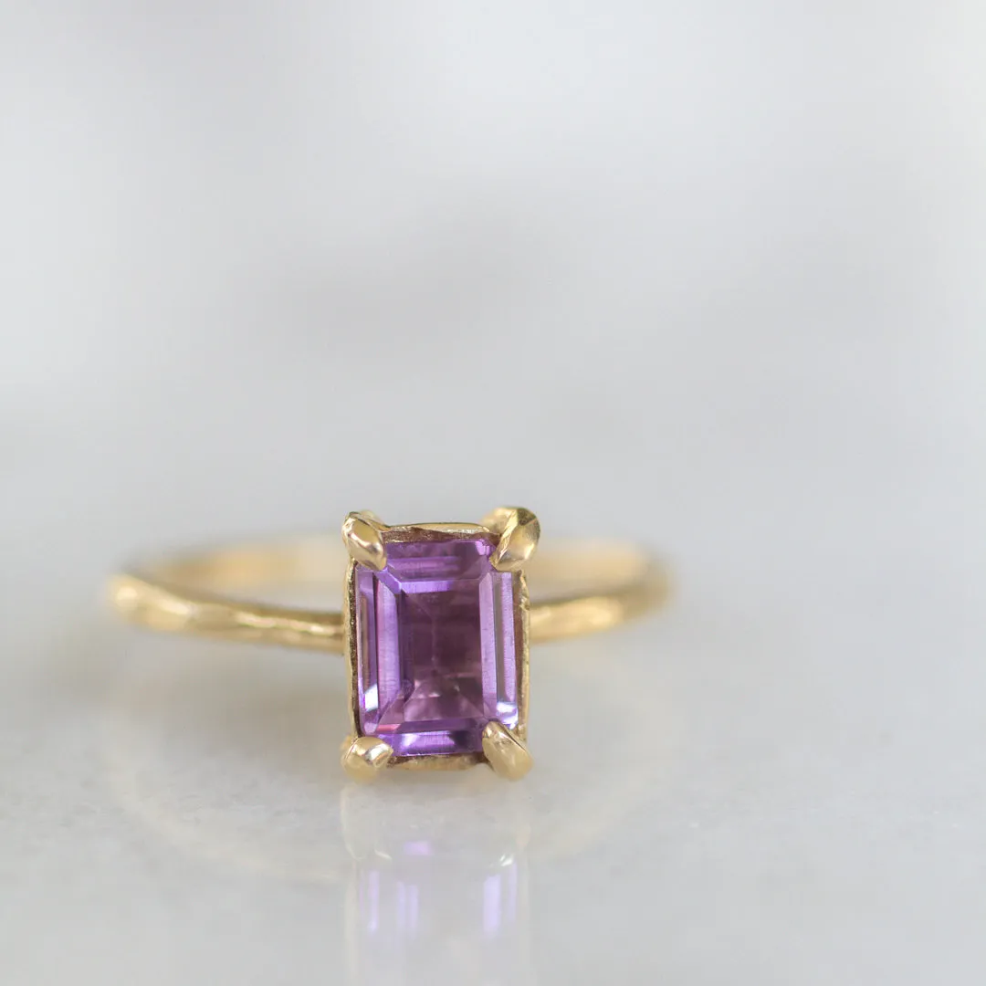 Amethyst Cocktail Ring | Recycled 14k Gold