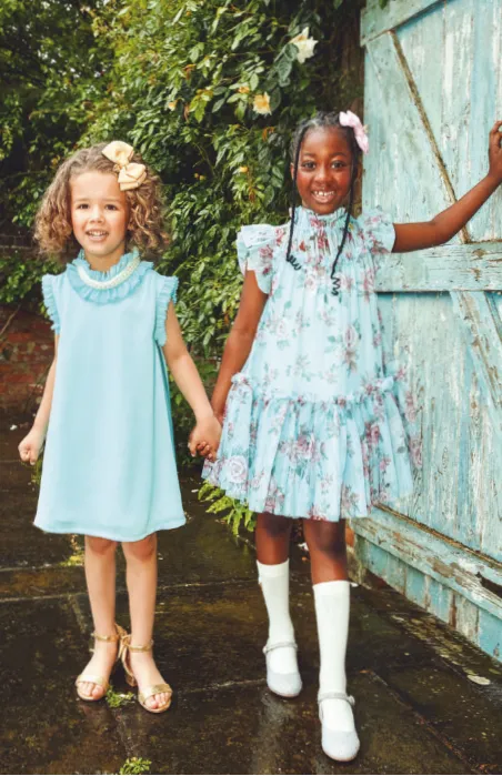 Aqua Aphrodite Pearl Collar Dress