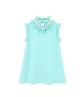 Aqua Aphrodite Pearl Collar Dress