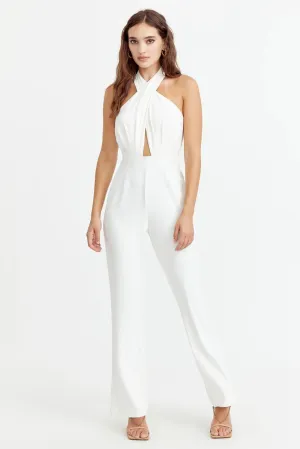 Aromi White Jumpsuit