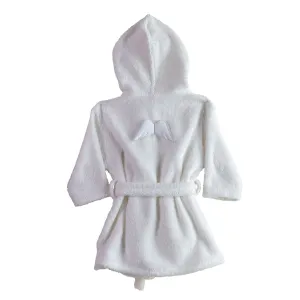 Baby Gi Angel Wings Towelling Bathrobe - White