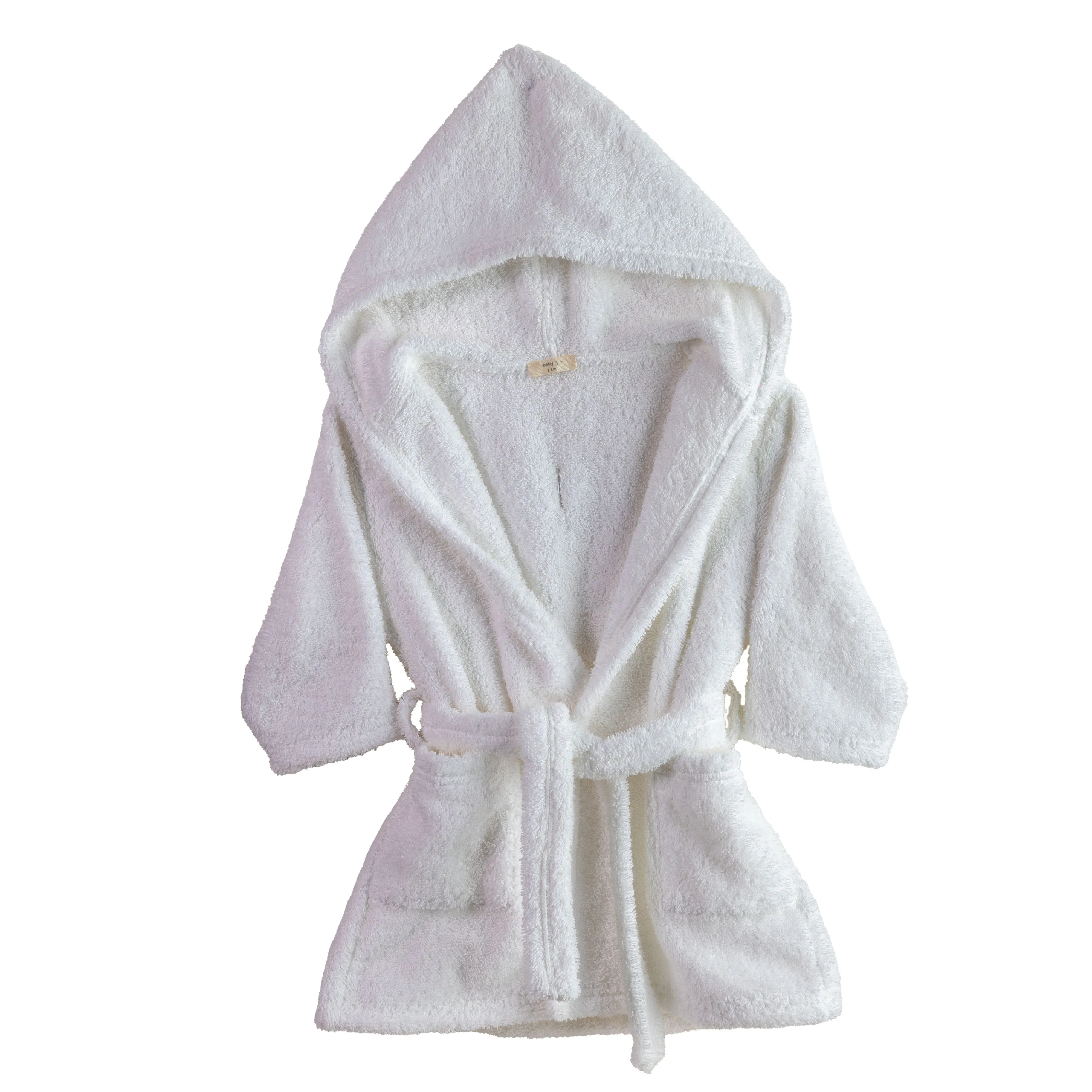 Baby Gi Angel Wings Towelling Bathrobe - White