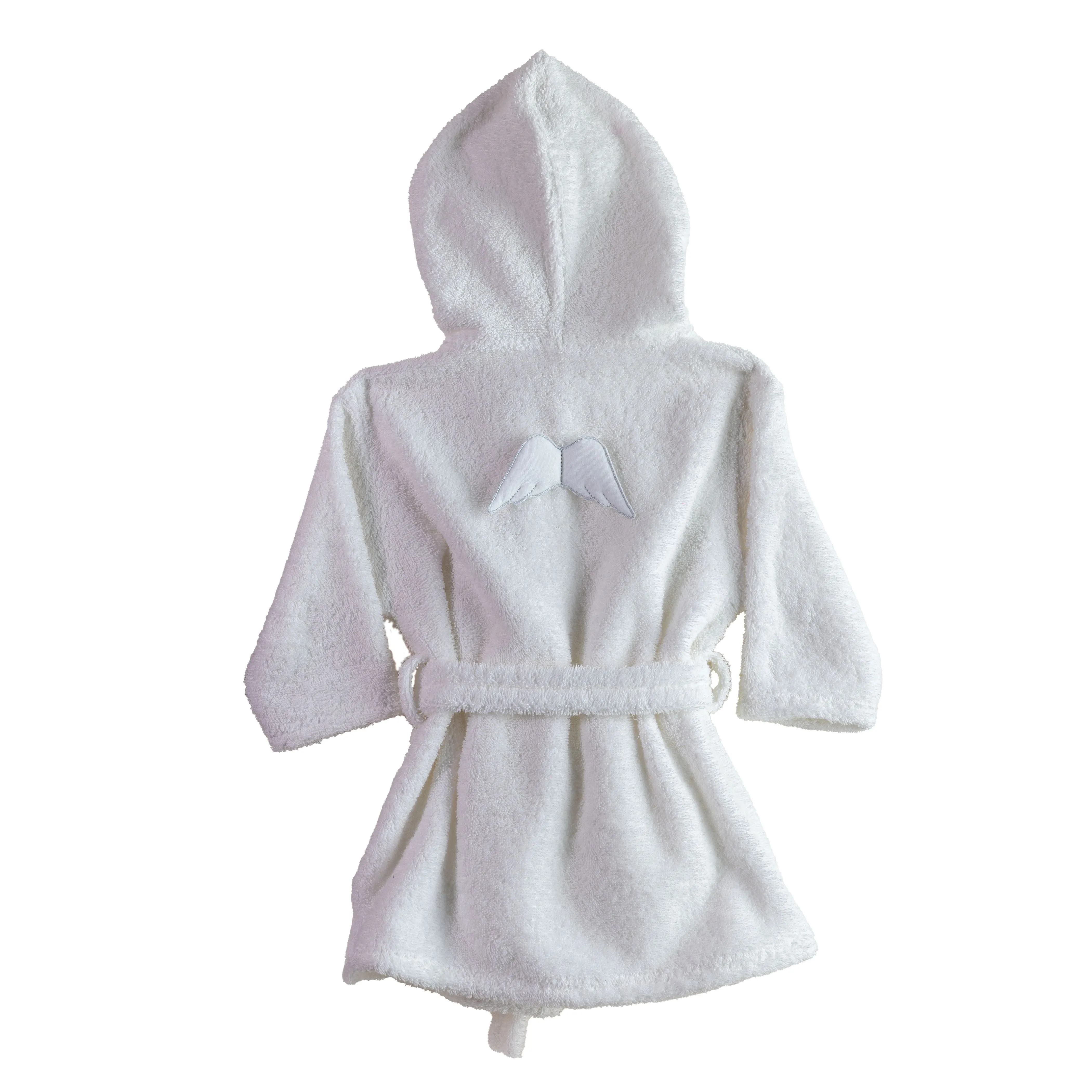 Baby Gi Angel Wings Towelling Bathrobe - White