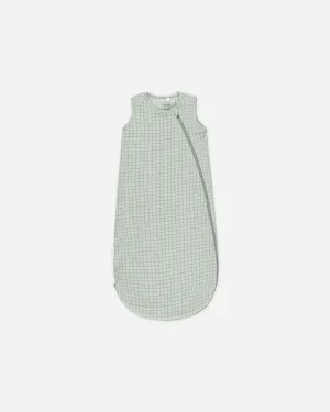 Bamboo Sleep Bag || Sage Grid