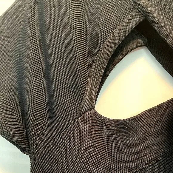 BCBGMaxAzria Black Bela Bandage Mini Dress size Small