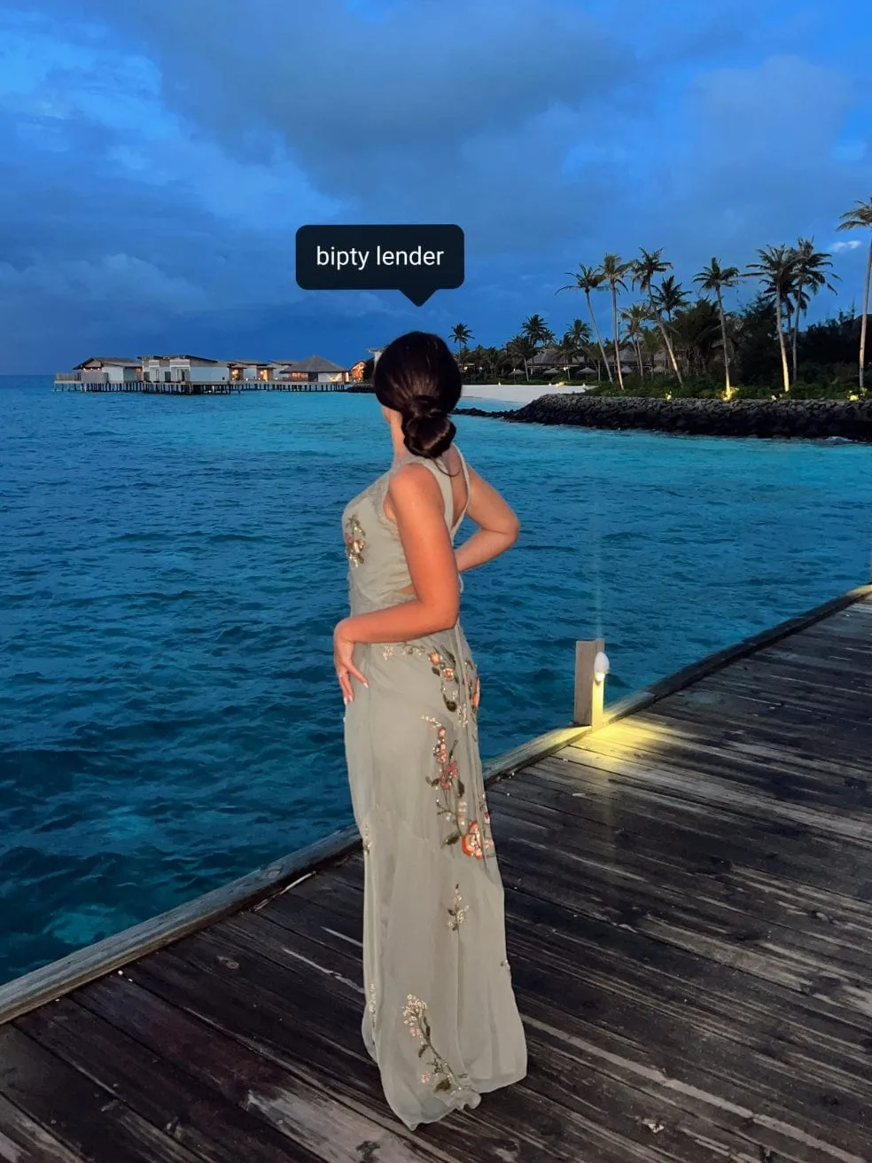 Beaded Maxi Dress