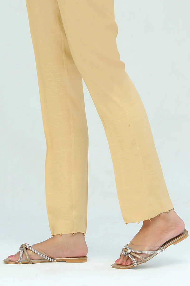 BEADED SILK PANTS 3