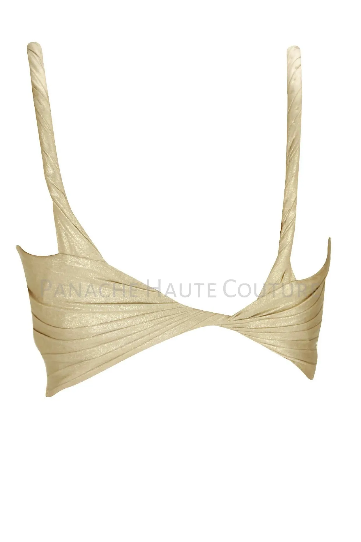 Beige Color Designer Saree Gown Online In Crepe Fabric