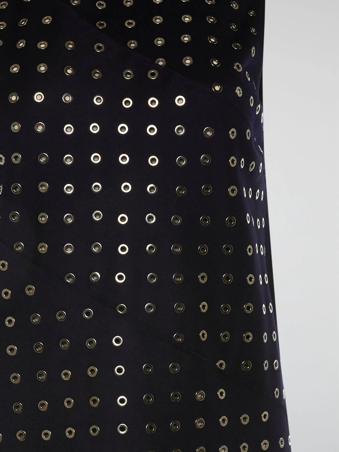 Black Embellished Cut Out Dress