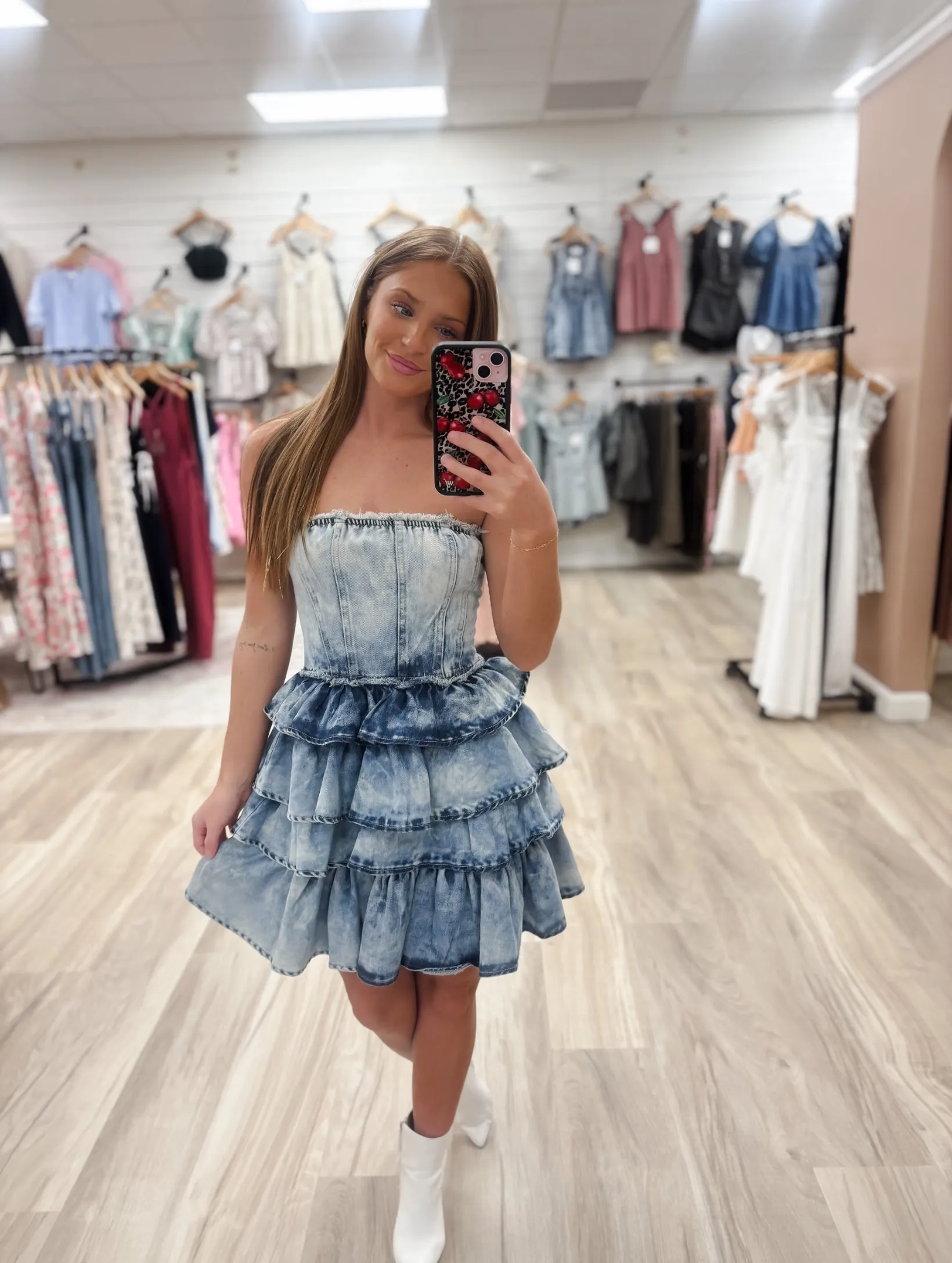 Bluebell Charm Mini Dress
