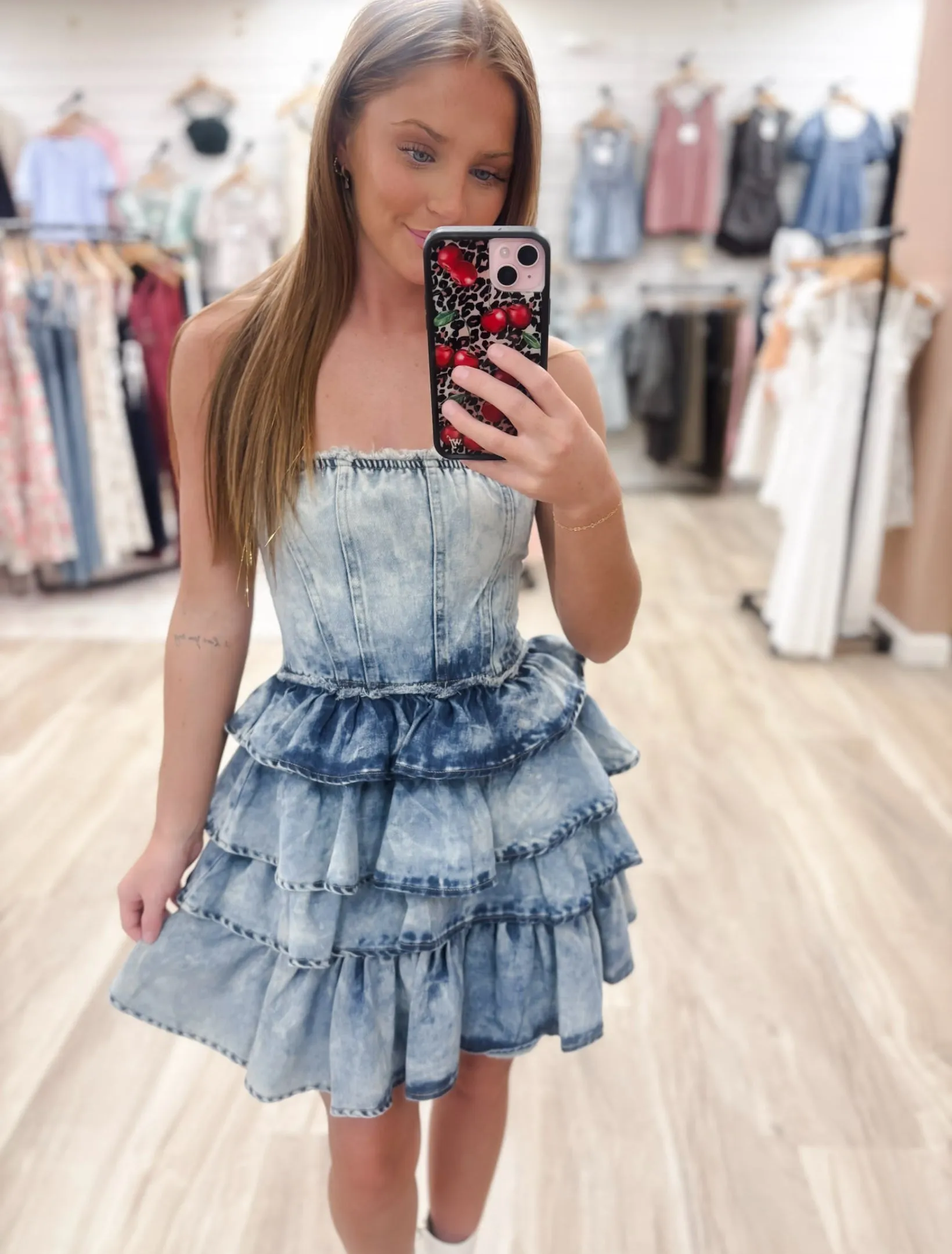 Bluebell Charm Mini Dress