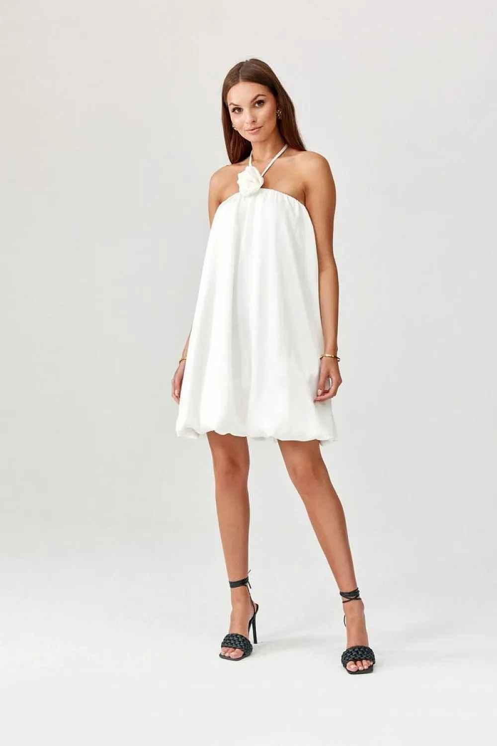 Bombshell Cut Satin Dress