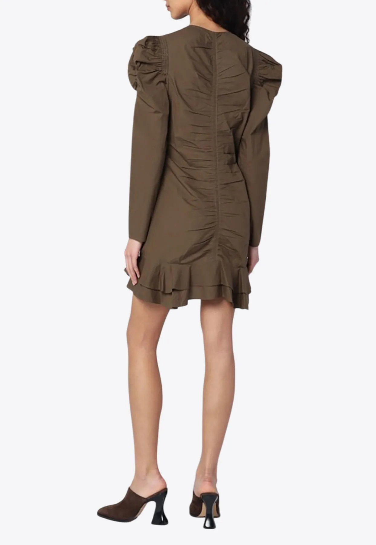 Briali Zip-Up Mini Dress