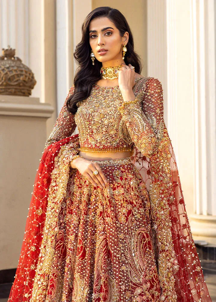Bridal Wedding Dress in Choli Dupatta and Lehenga Style