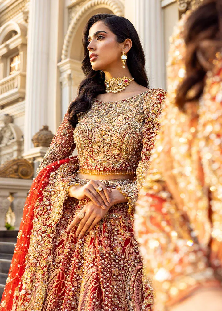 Bridal Wedding Dress in Choli Dupatta and Lehenga Style