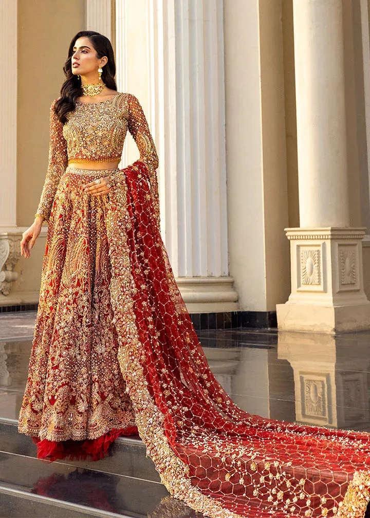 Bridal Wedding Dress in Choli Dupatta and Lehenga Style