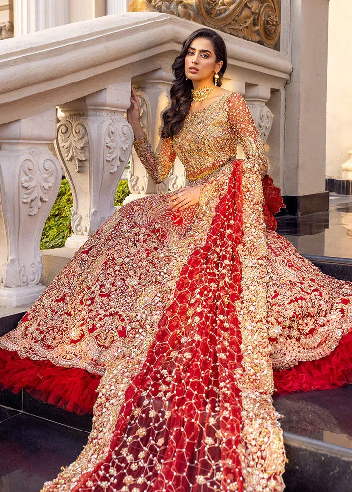 Bridal Wedding Dress in Choli Dupatta and Lehenga Style