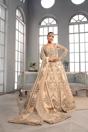 Bridal Wedding Dress  in Gown Lehenga Style