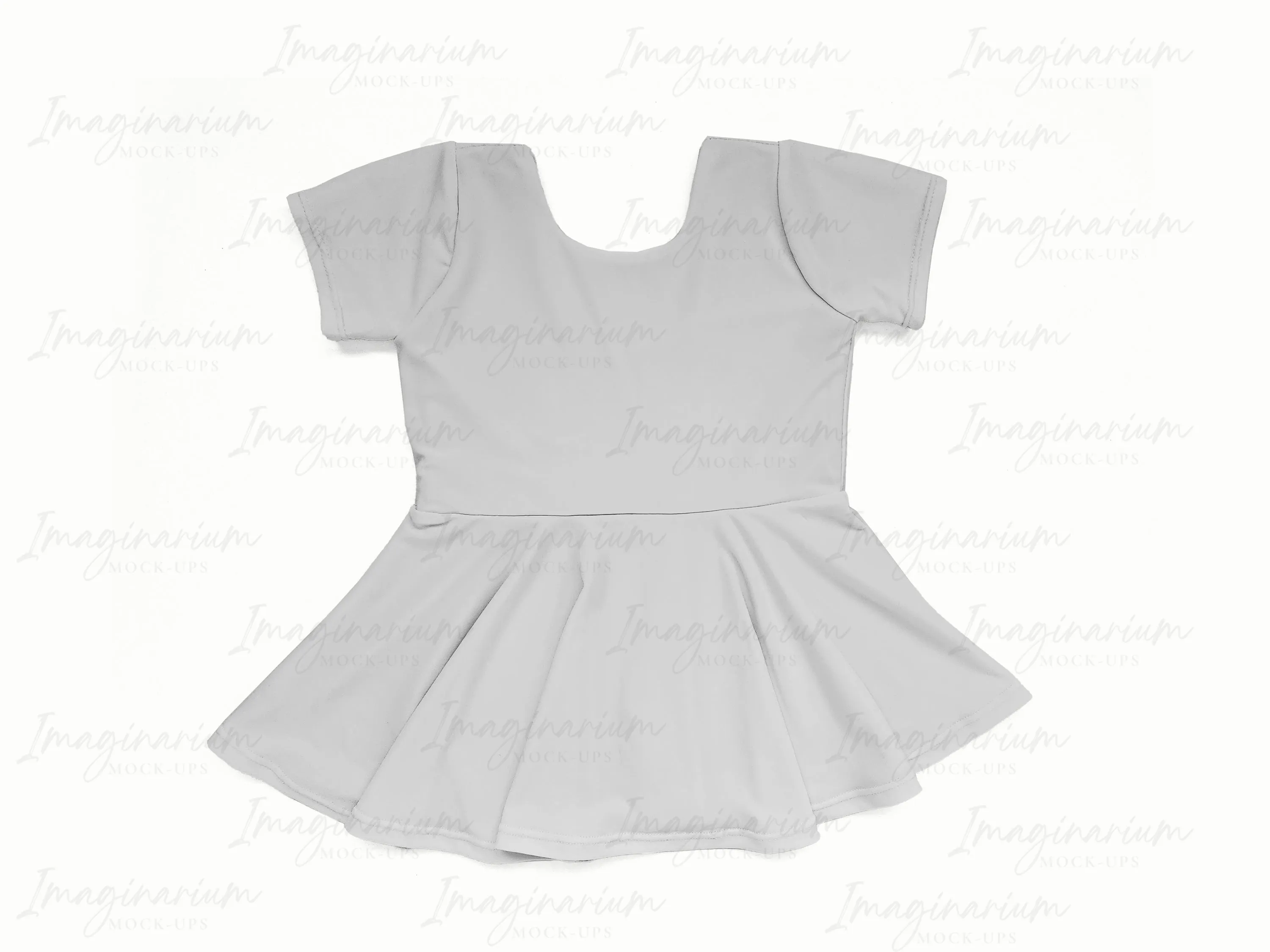 Brielle Short Sleeve Peplum Top Mock Up, Realistic Clothing Mockup for Photoshop and Procreate