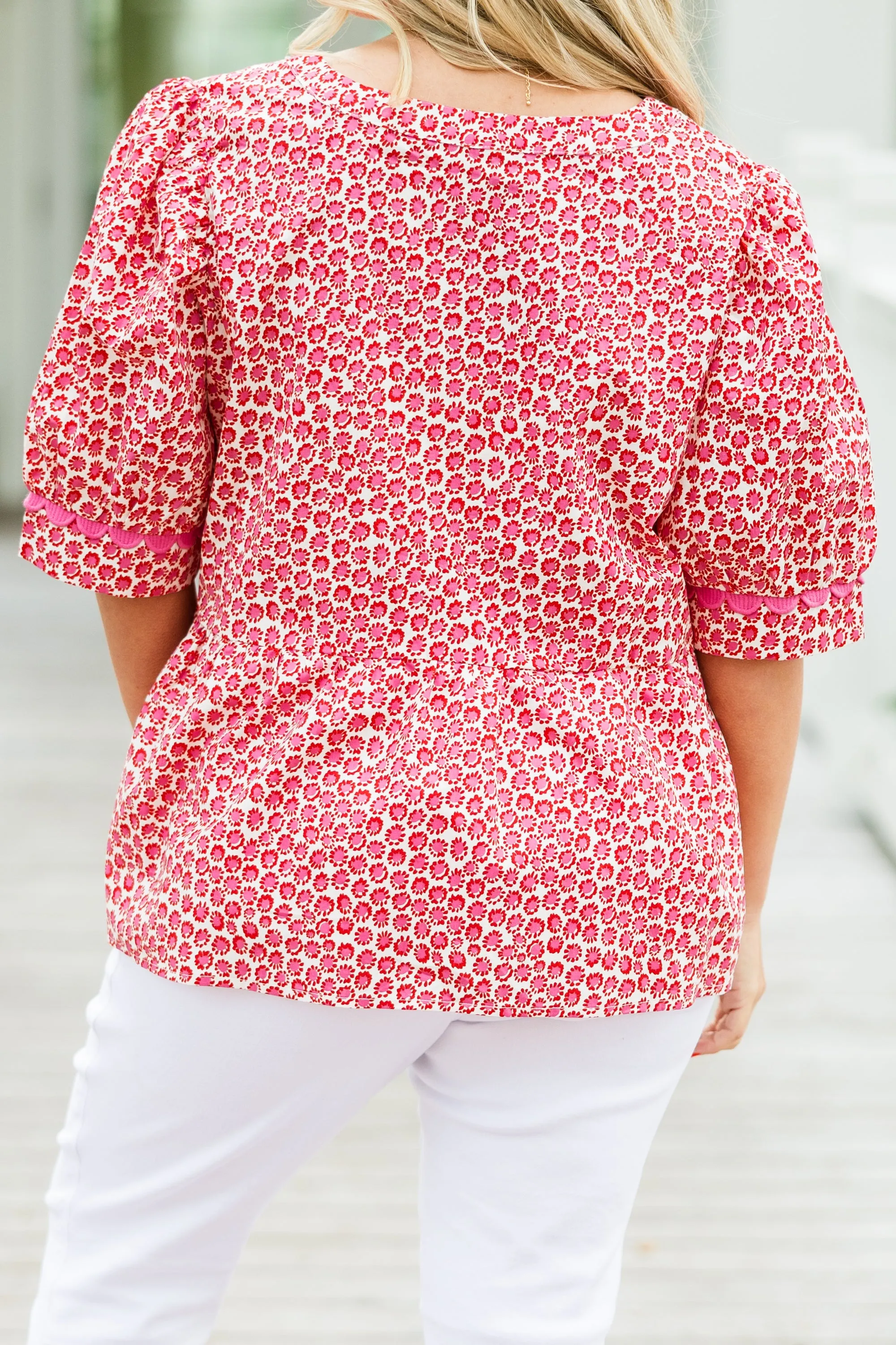 Bright Morning Sun Top, Pink