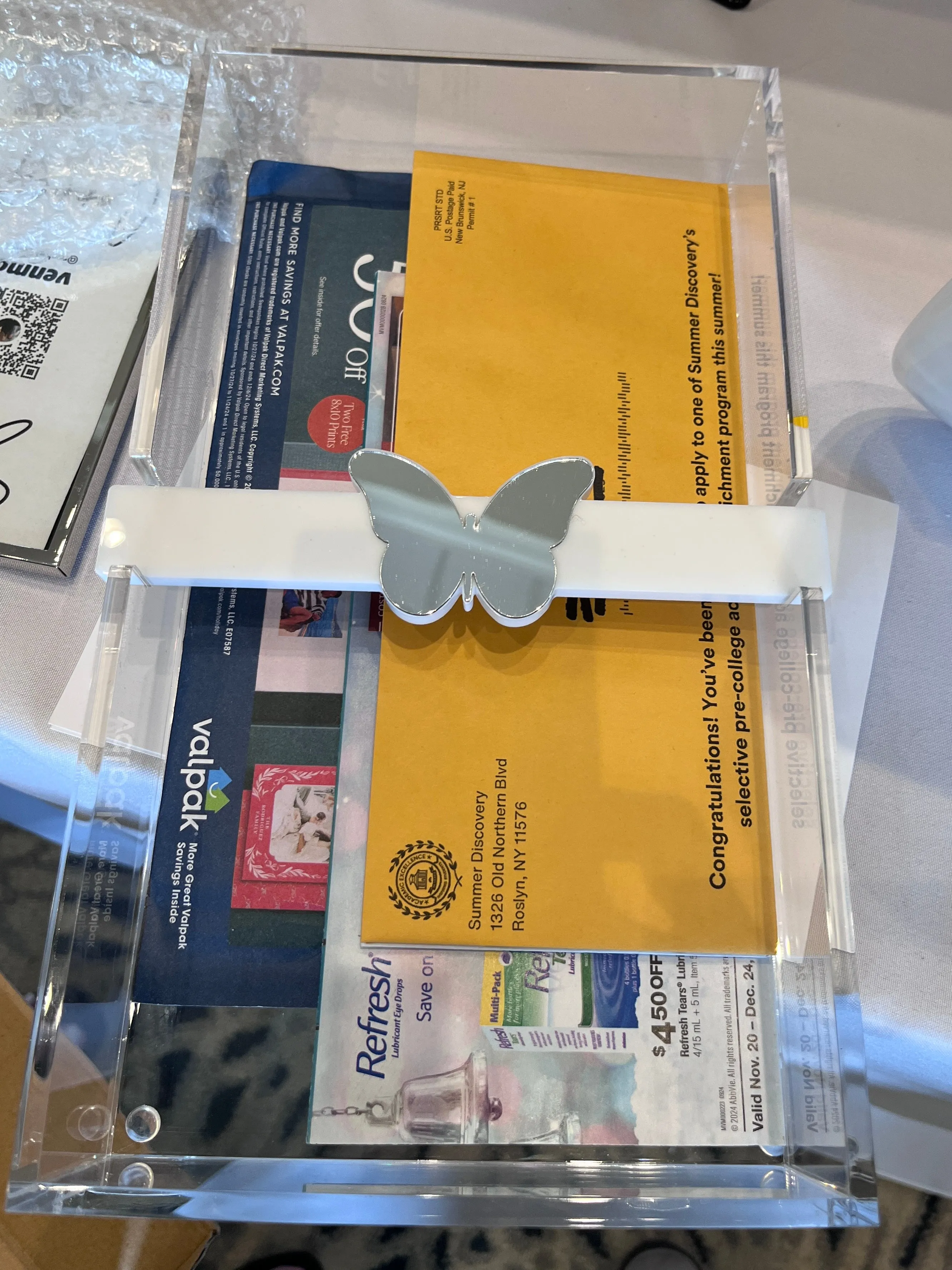 Butterfly Mail Holder