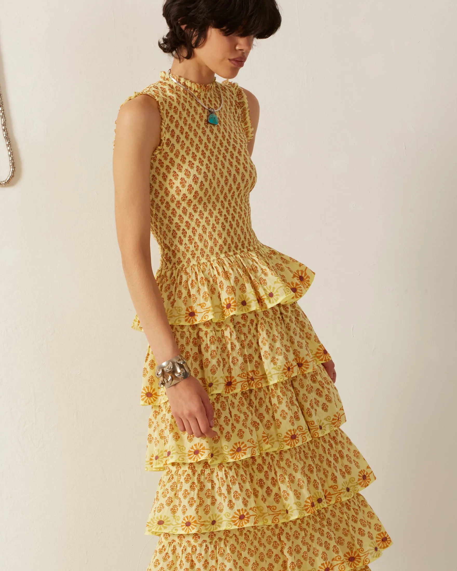 Cabana Saffron Bhutti Dress