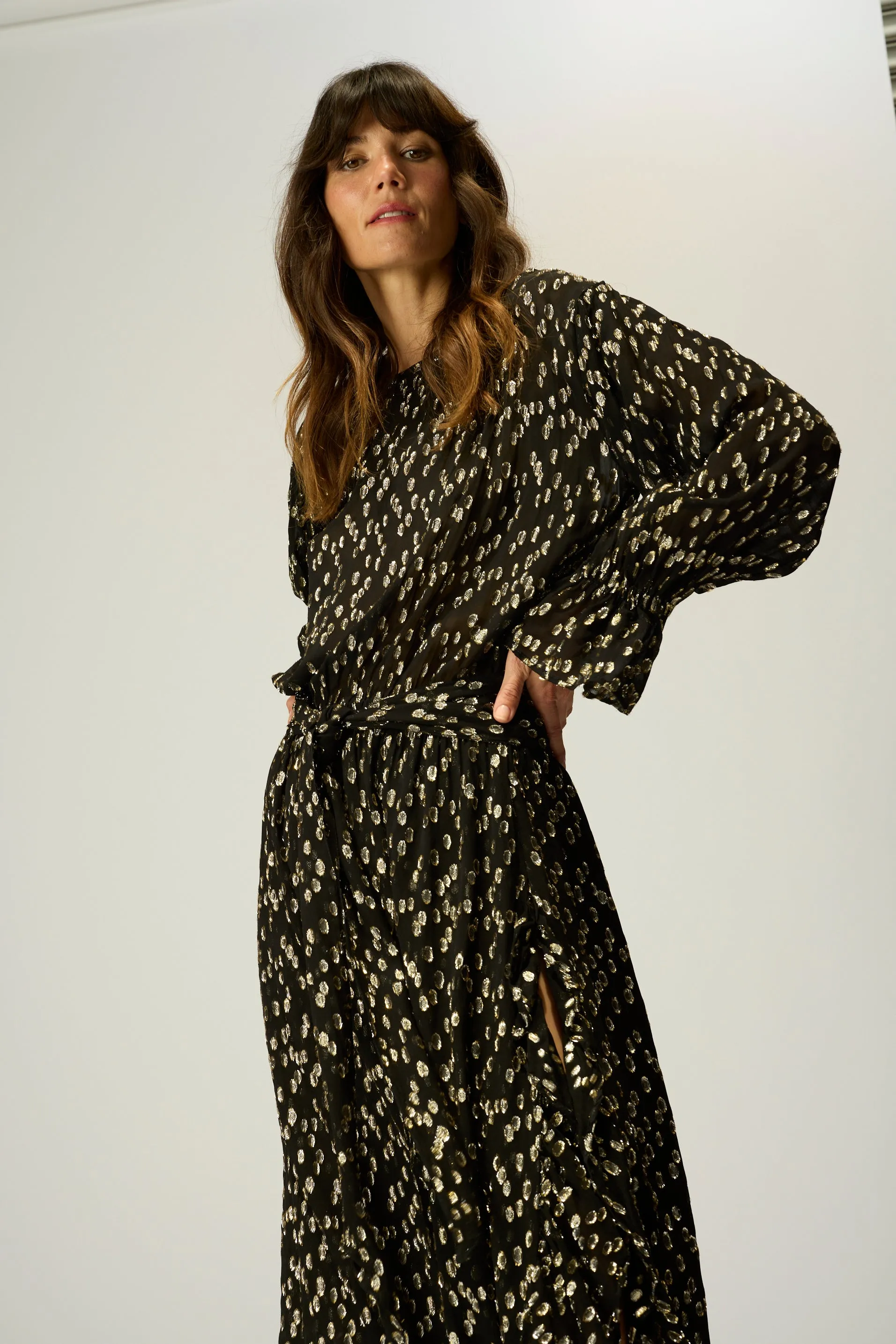 CAMILLE DRESS WITH SASH