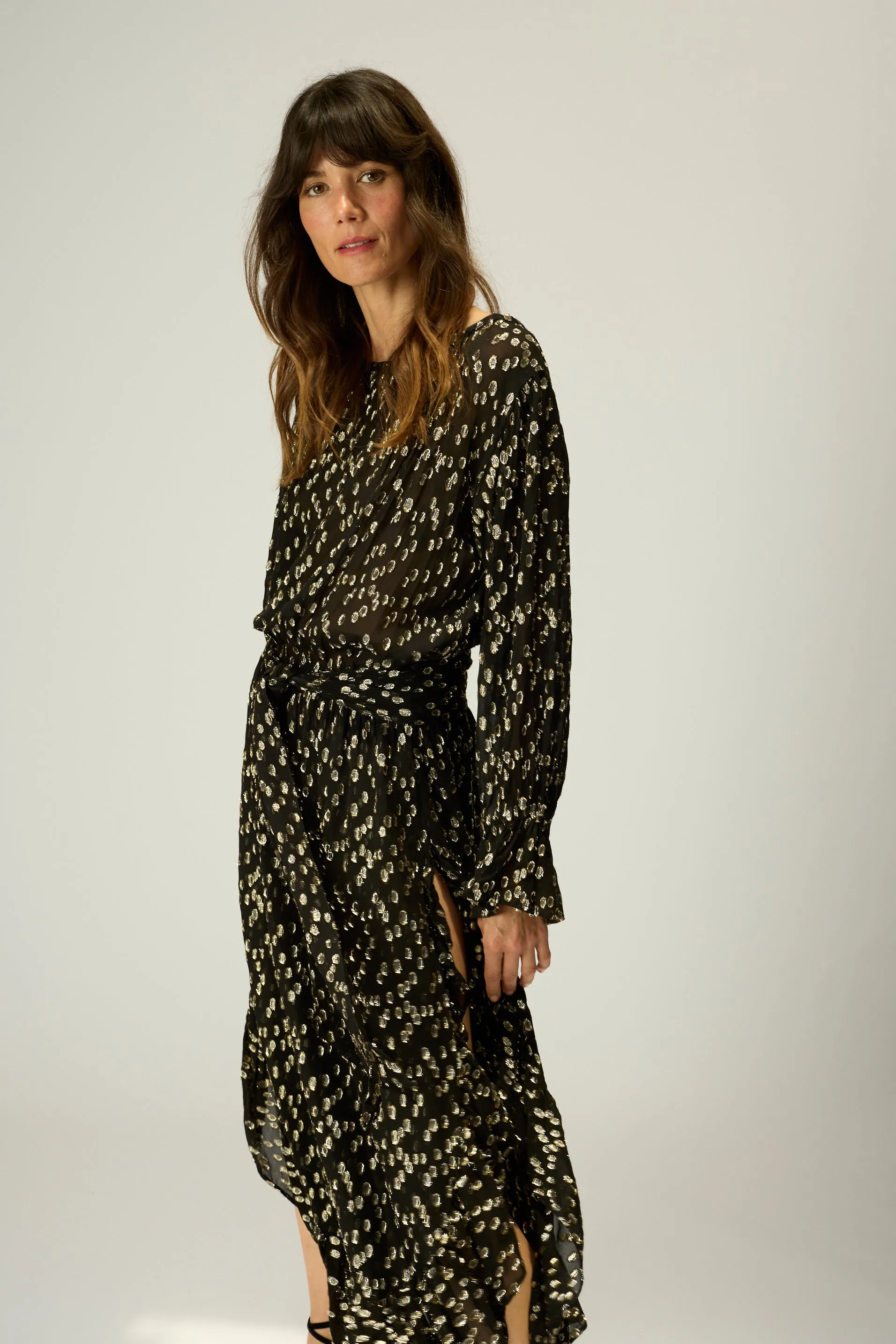 CAMILLE DRESS WITH SASH