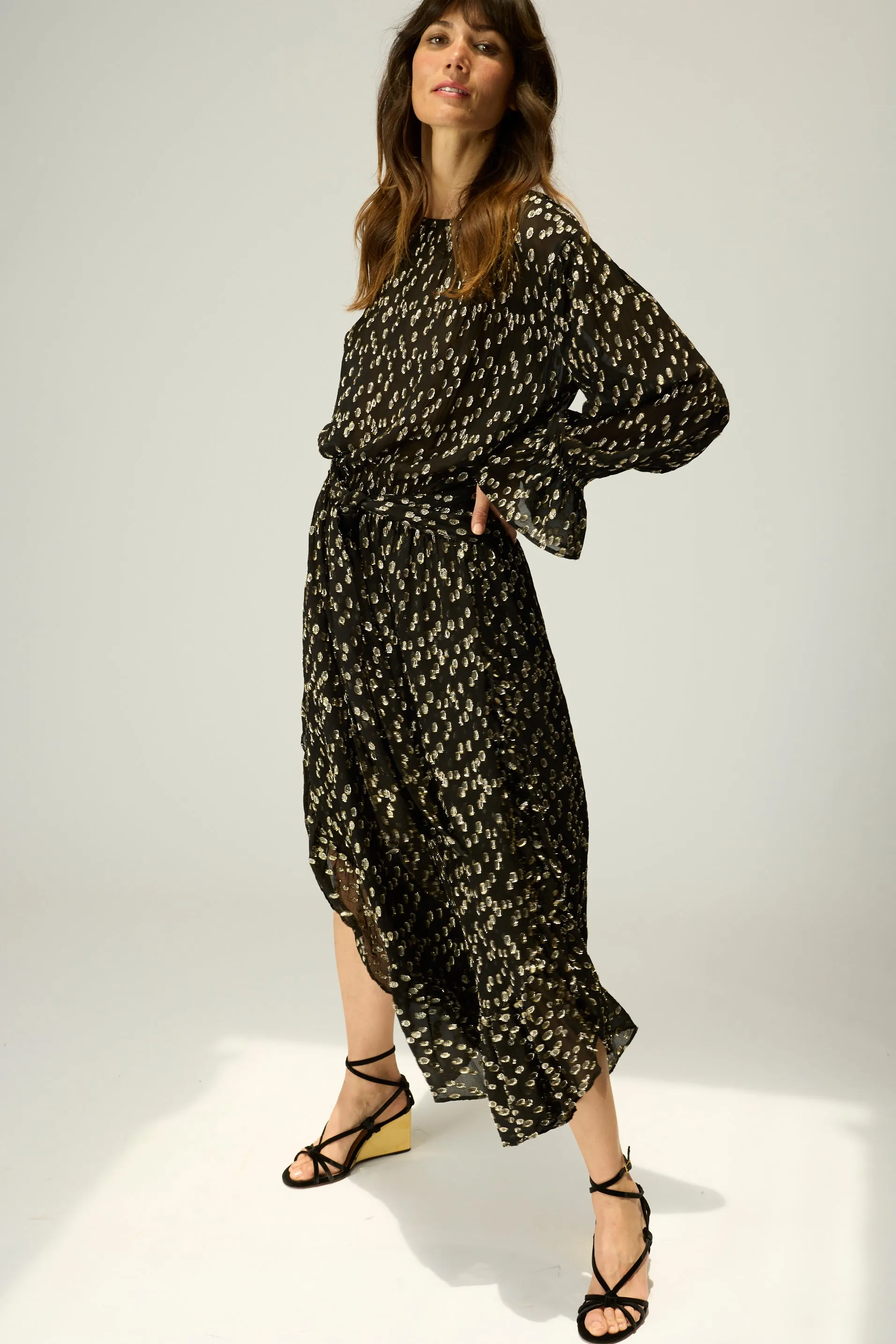 CAMILLE DRESS WITH SASH