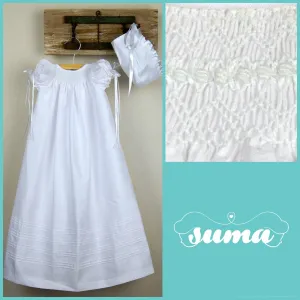 Christening Long Gowns Girls, Baptism Dress Girl, Blessing Gown,  Long Gown Shantung Fabric ,  Free Personalization