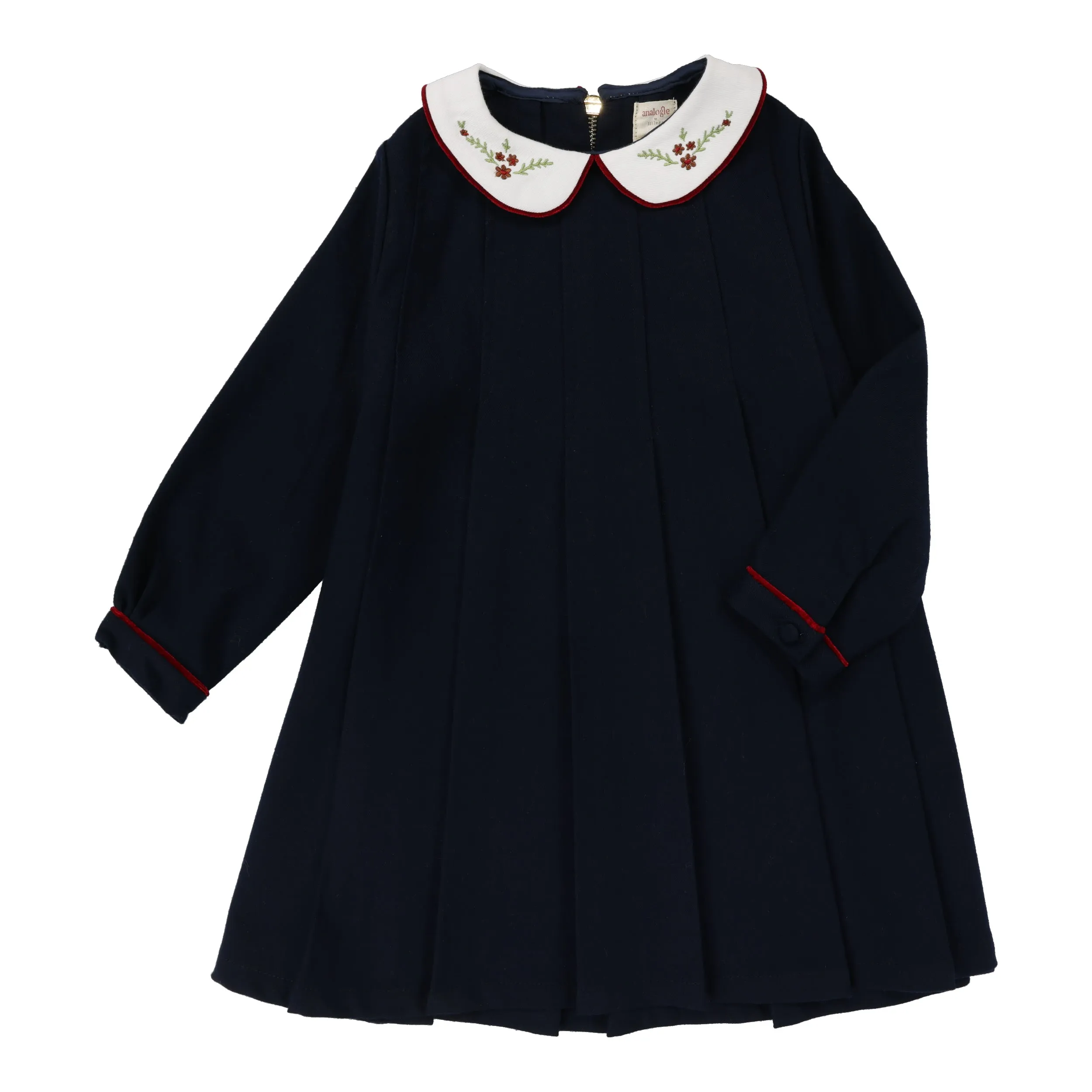 Collar Pleated Dress