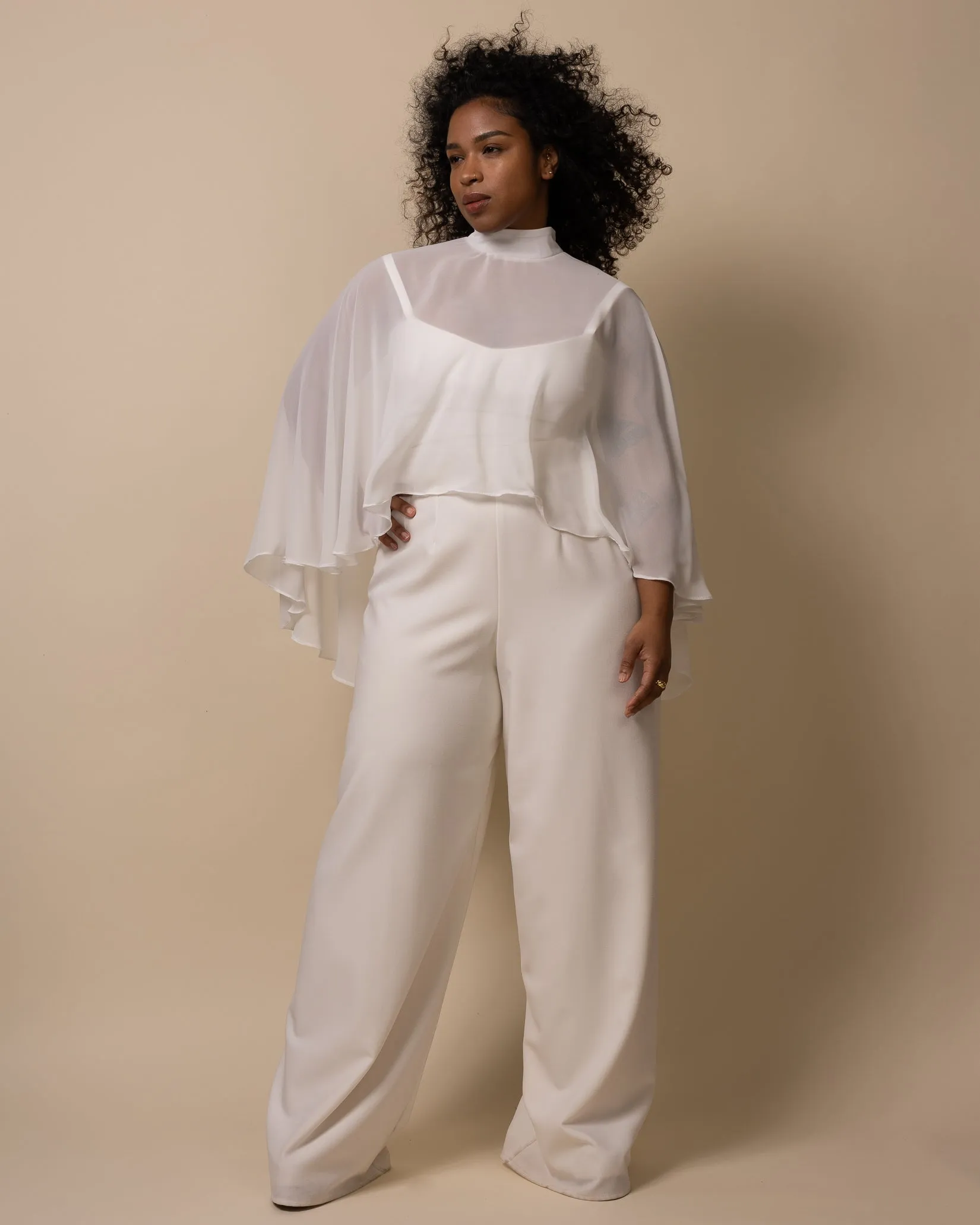 Comme d'Habitude | Mock Neck Cape