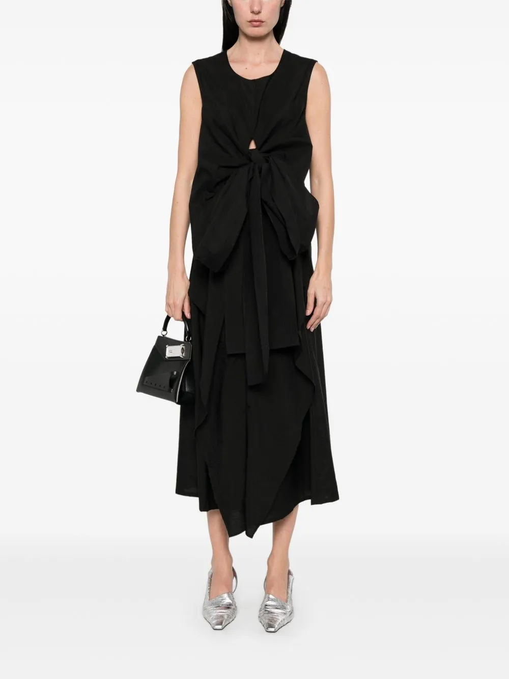 Cotton midi dress