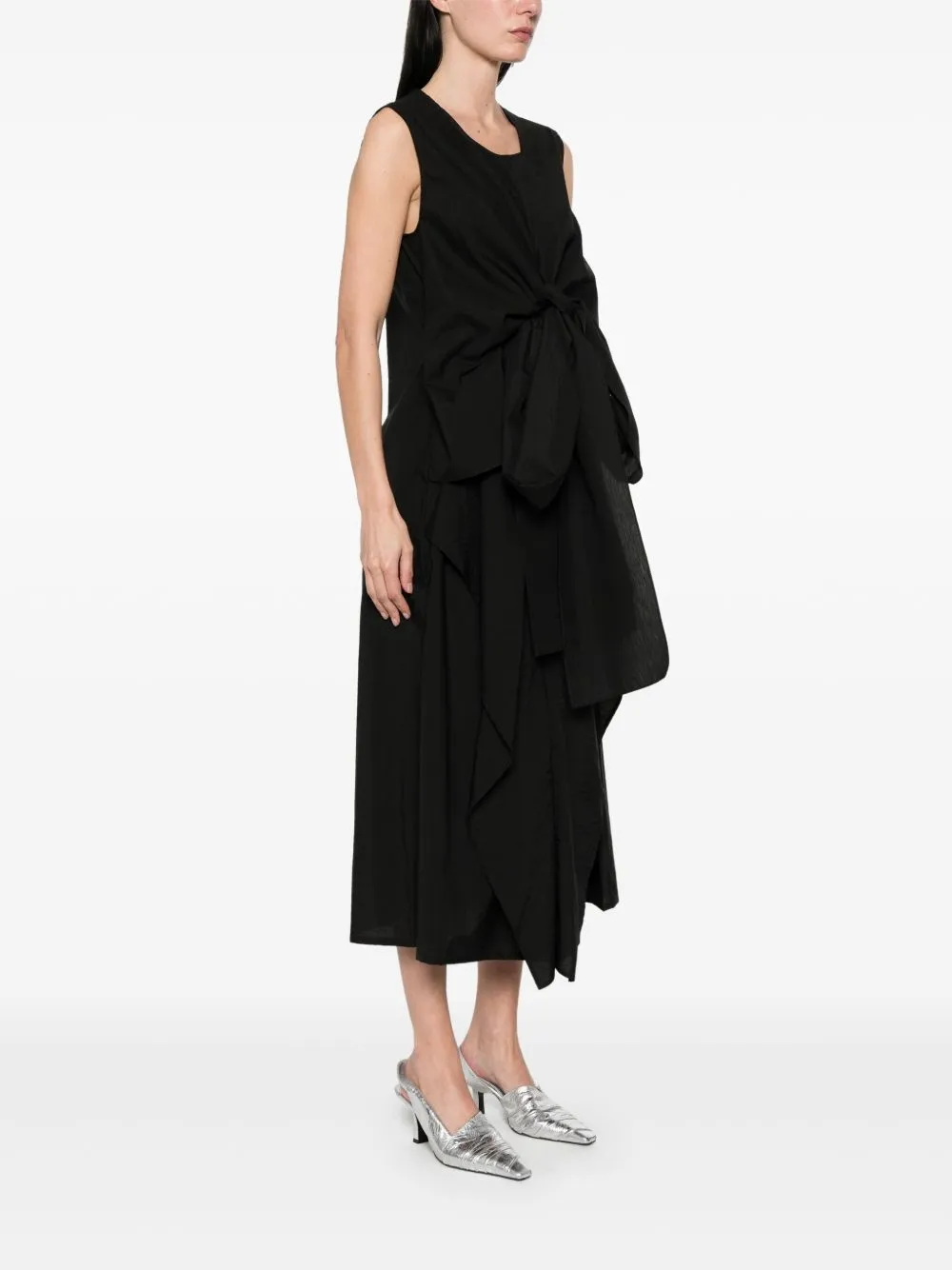 Cotton midi dress
