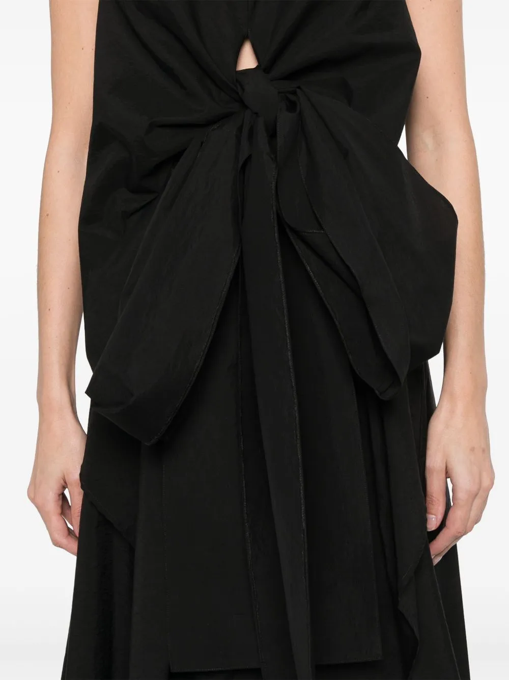 Cotton midi dress
