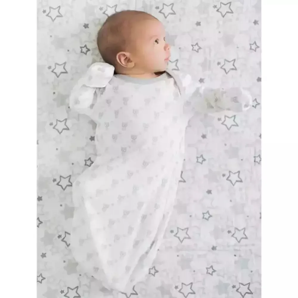 Cotton Sleep Gown - Sterling Tiny Fox
